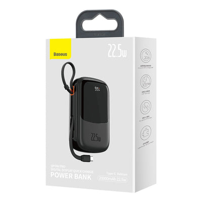 Baseus - Power Bank 20000mAh 22.5W with C - Black